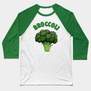 Big Green Broccoli Baseball T-Shirt